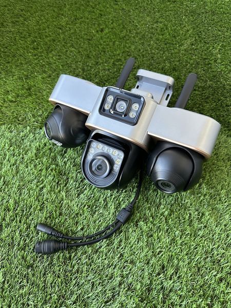 Вулична камера відеоспостереження 15MP WiFi з 3 рухомими об'єктивами SC30 V380 Sc30 WiFi фото