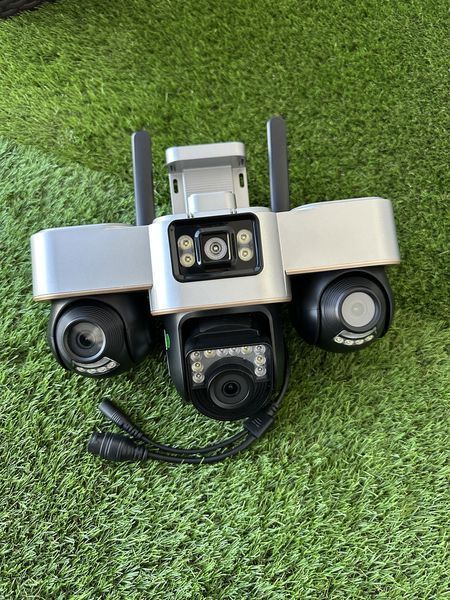 Вулична камера відеоспостереження 15MP WiFi з 3 рухомими об'єктивами SC30 V380 Sc30 WiFi фото