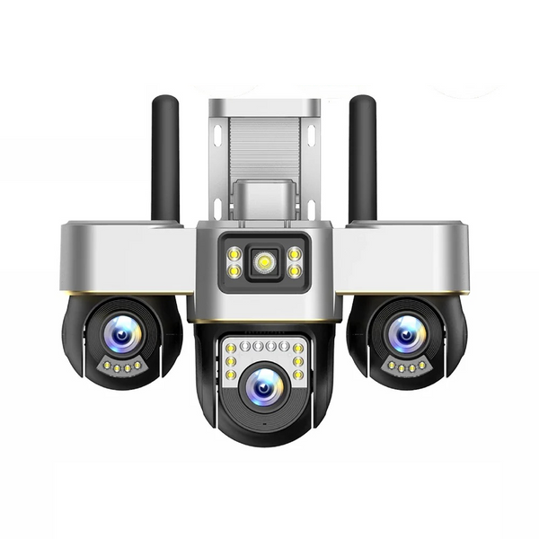Вулична камера відеоспостереження 15MP WiFi з 3 рухомими об'єктивами SC30 V380 Sc30 WiFi фото