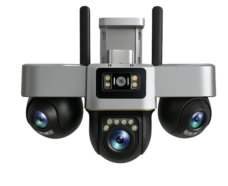 Вулична камера відеоспостереження 15MP WiFi з 3 рухомими об'єктивами SC30 V380 Sc30 WiFi фото