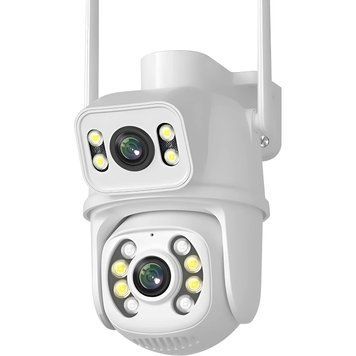 IP WiFi Камера відеоспостереження ICSEE Q28 8MP вулична поворотна UKC Q28 фото