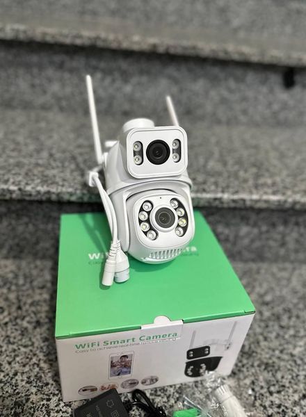 IP WiFi Камера відеоспостереження ICSEE Q28 8MP вулична поворотна UKC Q28 фото