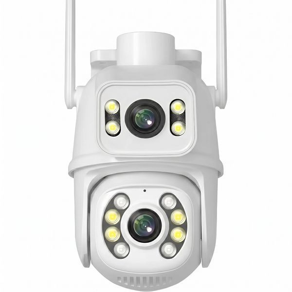 IP WiFi Камера відеоспостереження ICSEE Q28 8MP вулична поворотна UKC Q28 фото