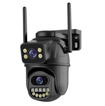 Вулична Wi-FI IP Камера відеоспостереження icsee 8MP поворотна камера з двома об'єктивами A33B фото