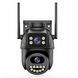 Уличная Wi-FI IP Камера видеонаблюдения icsee 8MP поворотная камера с двумя объективами A33B фото 2