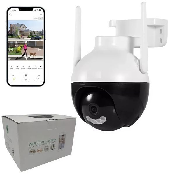 Вулична WiFI IP Камера відеоспостереження 6MP ICSEE N18 поворотна N18 фото