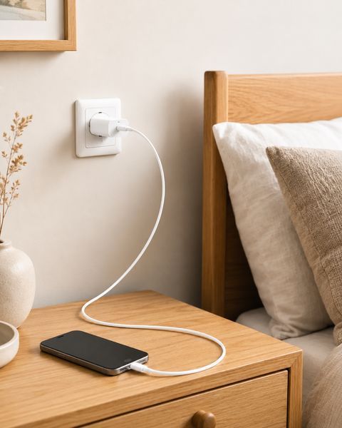 Комплект быстрой зарядки для iPhone 35W &mdash; сетевой блок питания USB Type-C + кабель 35W usb-c фото