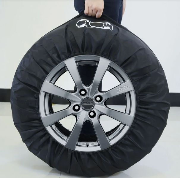 Комплект чохлів для коліс 4 шт R17-R20 (L), захисний чохол для зберігання та транспортування автошин R17-R20 фото