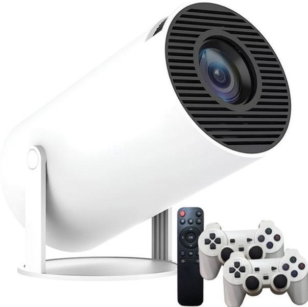 Игровой проектор-консоль с джойстиками HY300 PRO смарт проектор для видеоигр P30 MAX фото