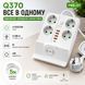 Сетевой удлинитель с беспроводной зарядкой на 5 метров (USB + Type-C), Белый Q370-5 фото 4