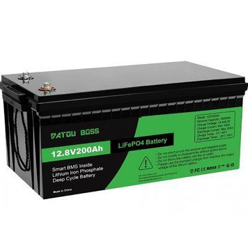 Акумулятор LiFePO4 12 V 200 Ah DATOUBOSS, літій-залізо-фосфатний, для систем безперебійного живлення Datouboss 200AH фото
