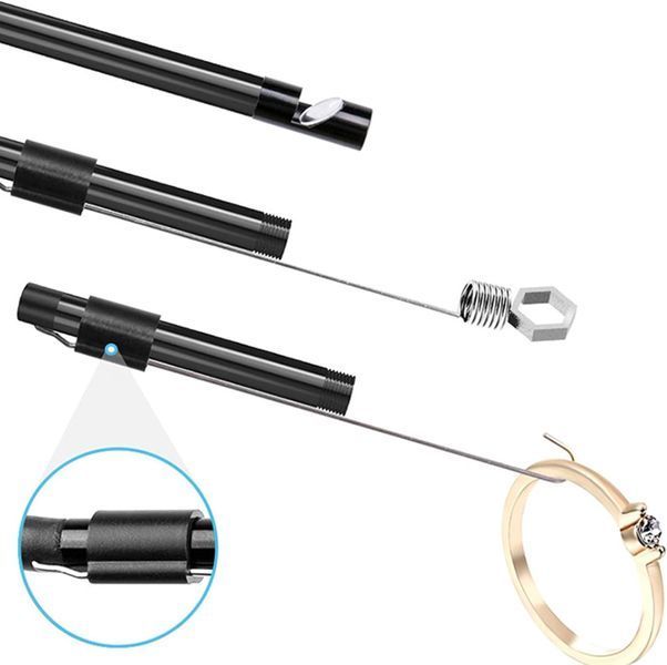 Камера ендоскоп 3в1 гнучкий 5 м USB-С для Android+PC з LED-підсвіткою 5570 фото