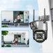 Вулична Поворотна камера відеоспостереження з подвійною камерою Wi-Fi V380PRO 8мп SC03 WIFI фото 6