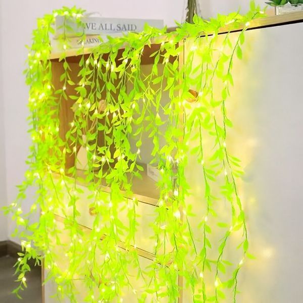 Светодиодная LED гирлянда плакучая ива, теплый свет, 4метра USB 4Verb фото