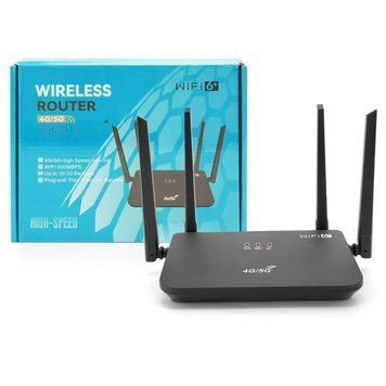4G/5G маршрутизатор, Wifi роутер зі слотом для SIM-карти, 4 антени, до 300 Мбіт/с CP107BL фото