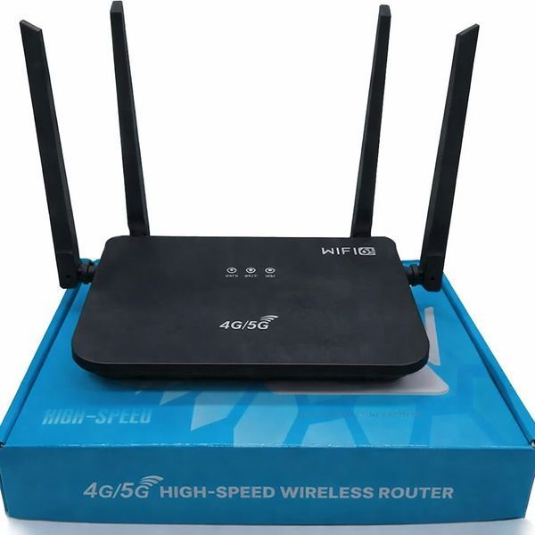 4G/5G маршрутизатор, Wifi роутер зі слотом для SIM-карти, 4 антени, до 300 Мбіт/с CP107BL фото
