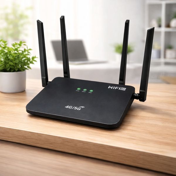 4G/5G маршрутизатор, Wifi роутер зі слотом для SIM-карти, 4 антени, до 300 Мбіт/с CP107BL фото