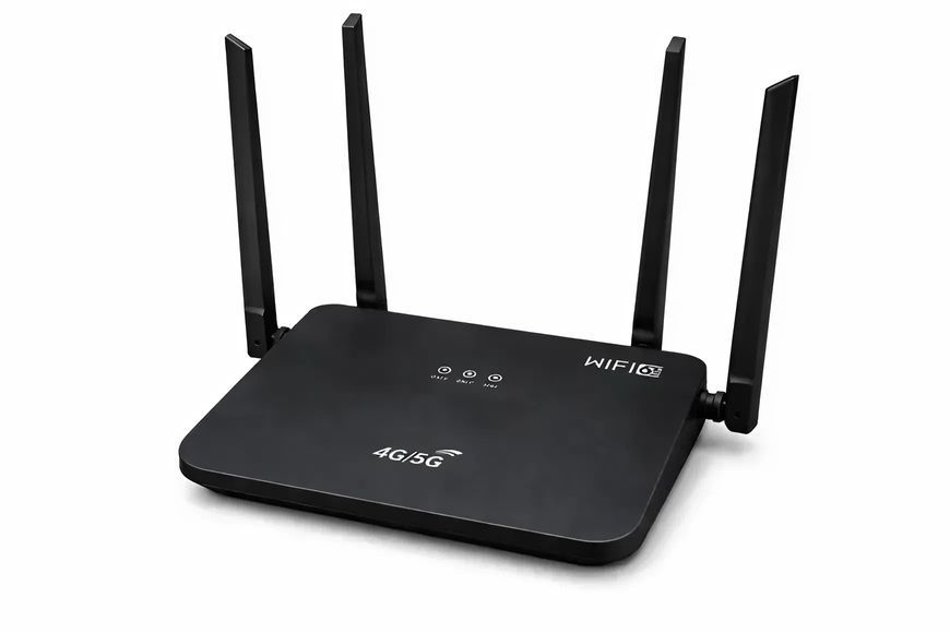 4G/5G маршрутизатор, Wifi роутер зі слотом для SIM-карти, 4 антени, до 300 Мбіт/с CP107BL фото