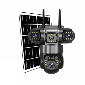 Автономна вулична WiFi камера з сонячною панеллю 12MP V380 Pro, S30 S30-WIFI фото