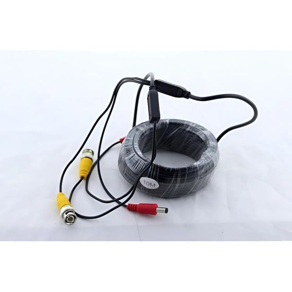 Кабель удлинитель питания 12V для камеры видеонаблюдения, BNC+DC 5.5x2.1, 20 метров 4195 фото