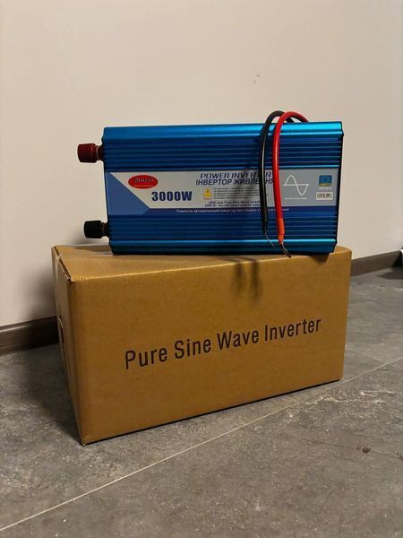Инвертор Wimpex WX-3100 3000W чистая синусоида, зарядка аккумулятора, для резервного питания дома WX-3100 фото