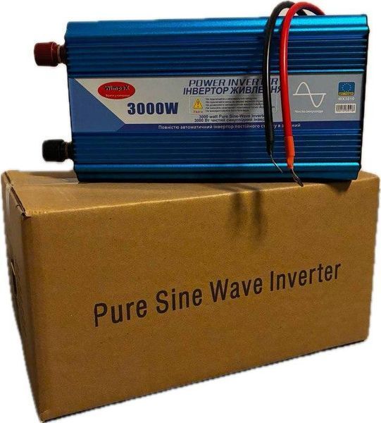 Инвертор Wimpex WX-3100 3000W чистая синусоида, зарядка аккумулятора, для резервного питания дома WX-3100 фото