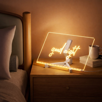 LED дошка для малювання та записів 20&times;30 см із маркерами DIY фото