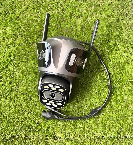 Камера WiFi Три об'єктиви 12MP Потрійна IP-камера Icsee BESDER XM85 XM85 фото