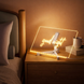 LED дошка для малювання та записів 20&times;30 см із маркерами DIY фото 1