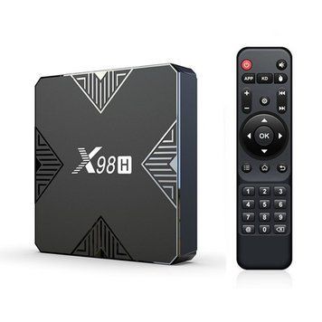 Смарт-приставка X98H 4/32Gb Android 12 WiFi 4K Bluetooth Smart TV X98H фото