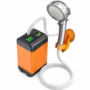 Портативний акумуляторний душ для кемпінгу, дачі та подорожей, USB 4800 мАh PQS4800 фото