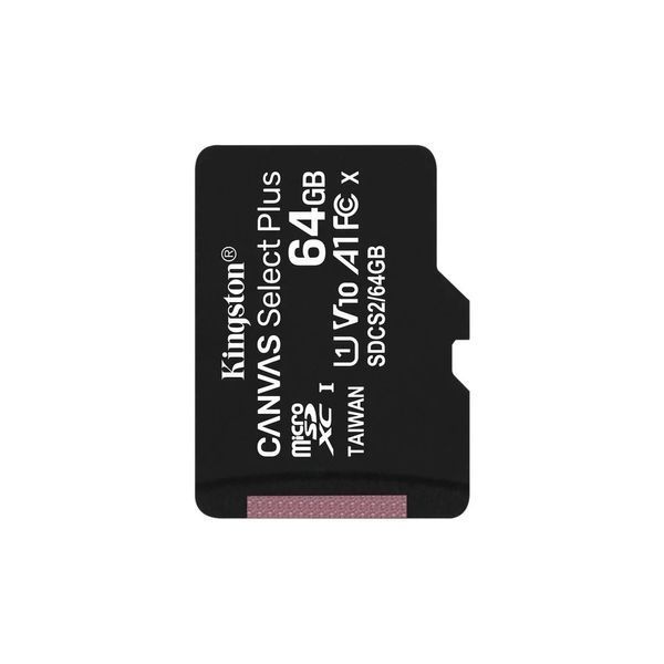 Картка пам'яті Kingston microSDXC 64 GB Canvas Select Plus Class 10 UHS-I U1 V10 A1 KT64gb фото