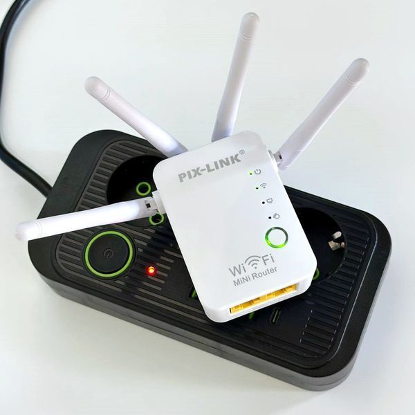Підсилювач сигналу WiFi, PIX-LINK LV-WR16Q, 4 антени, до 50 м WR16Q фото