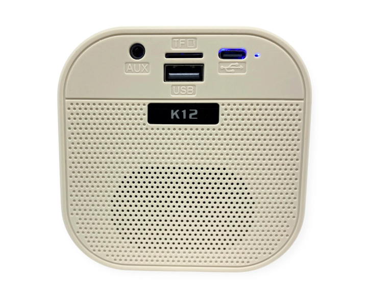 Дитяча bluetooth музична колонка з мікрофоном Winso K12 з караоке-функцією RGB K12 фото