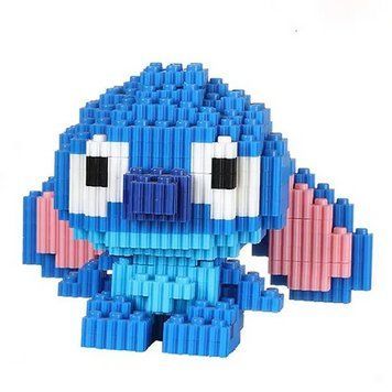 Дитячий конструктор Magic Blocks персонаж Стіч, пластиковий блоковий 3D конструктор Ліло та Стіч 17698 фото