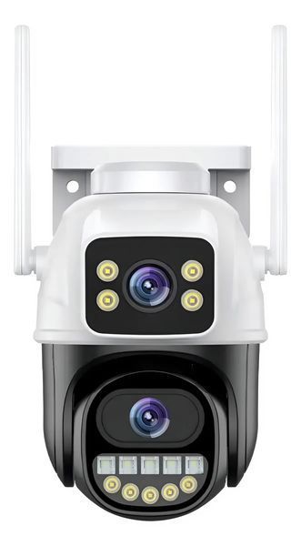 Вулична Wi-FI IP Камера відеоспостереження 8MP ICSEE поворотна камера з двома об'єктивами A33W фото
