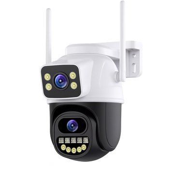 Вулична Wi-FI IP Камера відеоспостереження 8MP ICSEE поворотна камера з двома об'єктивами A33W фото