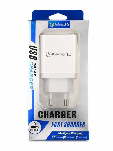 Мережевий зарядний пристрій Quick Charge 3.0 4 USB 3.1A 30W 6926 фото