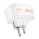 Мережевий адаптер, розетка HOCO AC26 Changer 1-socket 2xUSB/Type-C/AC 20W/3A 75213 фото 4