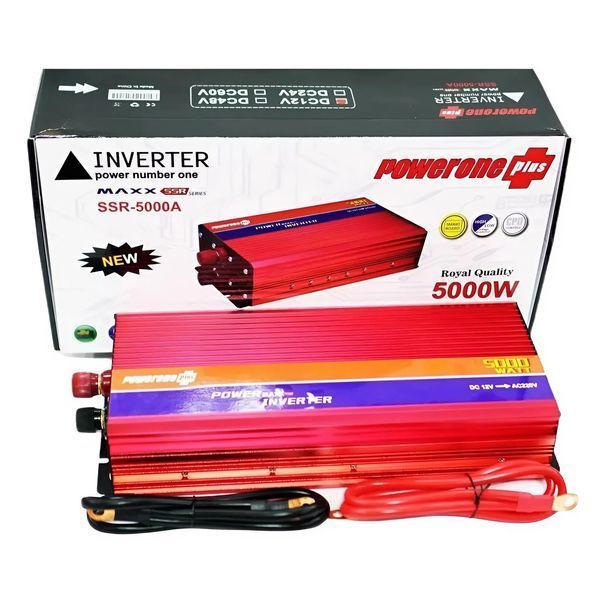 Інвертор 5000W, перетворювач напруги AC-DC 12-220V Powerone+ W5000 фото