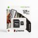 Картка пам'яті Kingston microSDXC 128GB Canvas Select Plus Class 10 UHS-I U1 V10 A1 KT128gb фото 1