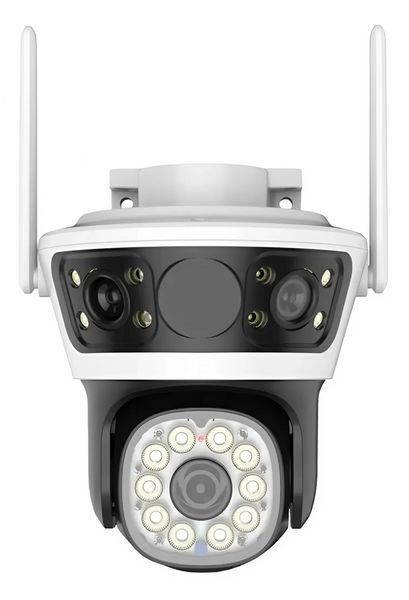 Тройная камера 12МП наружного наблюдения SC06 4G v380 от сим-карты SC06 фото