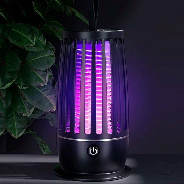 Антимоскітна USB лампа-пастка від комах, портативна акумуляторна W2 фото