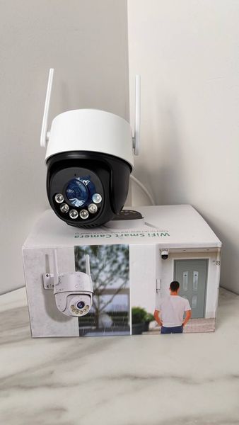 Вулична поворотна IP WiFi камера відеоспостереження iCsee 8 Мп A15 фото