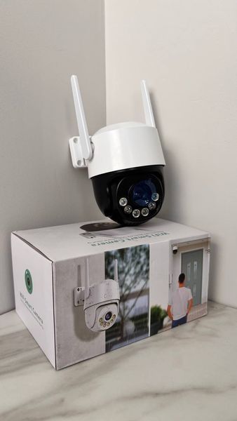 Вулична поворотна IP WiFi камера відеоспостереження iCsee 8 Мп A15 фото