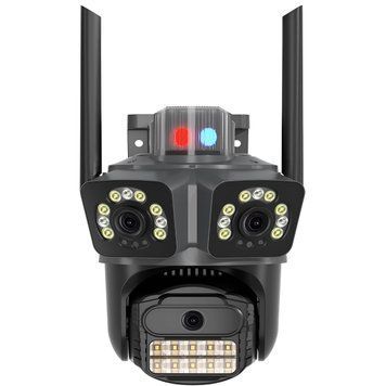 Вулична поворотна IP Wifi трилінзова камера 9МП iCsee XM55 XM55 фото