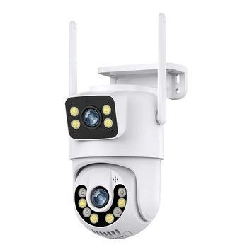 IP Wi-Fi Камера відеоспостереження ICSEE A28 2 об'єктива 8MP вулична поворотна А28 фото